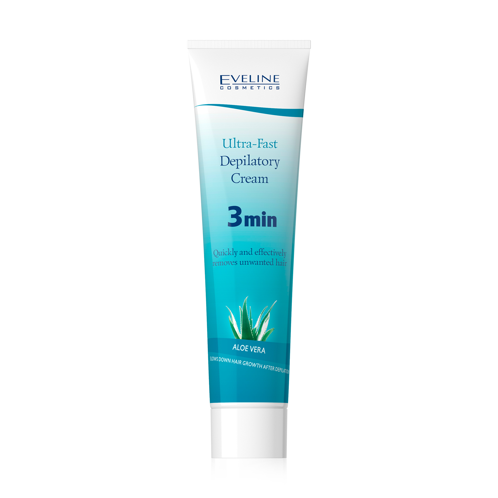 Крем депіляторний Eveline Cosmetics ультрашвидкий 3 хвилини, з алое вера,  125 мл