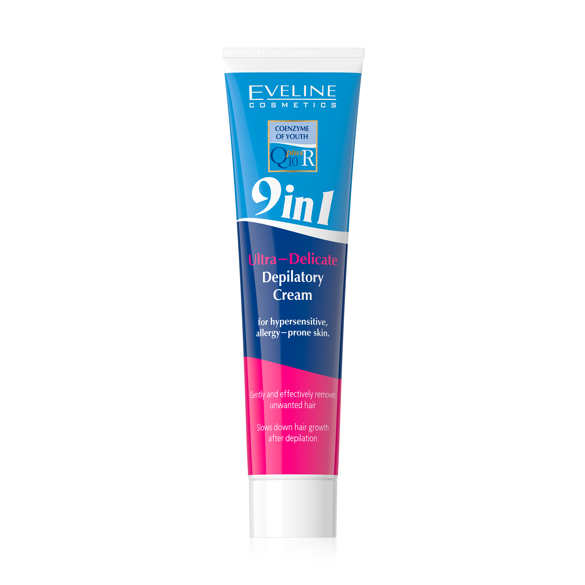 Крем для депіляції Eveline Cosmetics R+Q10 9 в 1 для чутливої шкіри, 125 мл